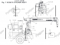     SOOSAN SCS876 - 8 800 201-15-03  -       Kanglim, Soosan, DongYang, SamYang, HIAB, CS Mashinery